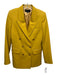 Nili Lotan Size 0 Mustard Yellow Virgin Wool Double Breast Blazer Jacket Mustard Yellow / 0