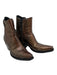 Stallion Boots & Leather Shoe Size 6.5 Bronze brown Python Leather Booties Bronze brown / 6.5