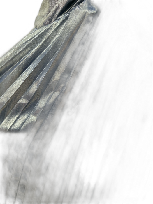 Ramy Brook Size 0 Gunmetal Gray Polyester Cut Out Sheen One Shoulder Gown Gunmetal Gray / 0