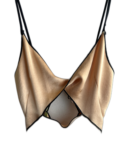 Bec & Bridge Size 2 Gold & Black Polyester Maxi Sleeveless Cut Out Dress Gold & Black / 2