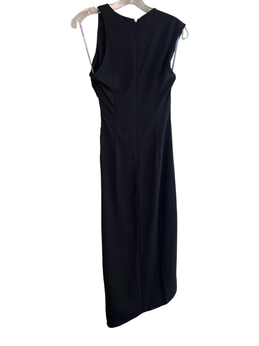 C/Meo Collective Size S Black Polyester Mid Weight Jersey Cut Out Midi Dress Black / S