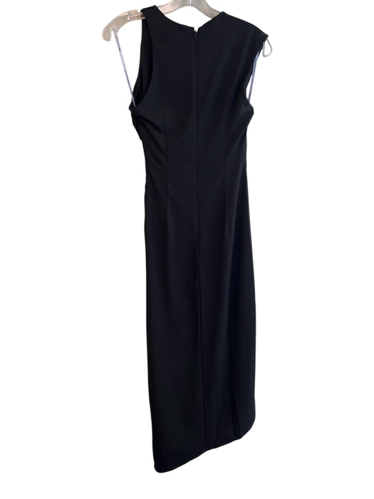 C/Meo Collective Size S Black Polyester Mid Weight Jersey Cut Out Midi Dress Black / S