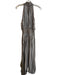 A.L.C. Size 2 Gold Lame Pleated high neck Midi Dress Gold / 2