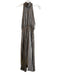 A.L.C. Size 2 Gold Lame Pleated high neck Midi Dress Gold / 2