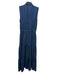 Karina Grimaldi Size XS Blue Wash Lyocell goldtone hardware Sleeveless Dress Blue Wash / XS
