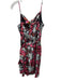 Cinq a Sept Size 4 Black, Pink & White Polyester floral print Square Neck Dress Black, Pink & White / 4