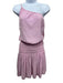 Ramy Brook Size L Pink Polyester One Shoulder Elastic Waist Above knee Dress Pink / L