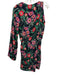 Misa Size S Black & Multi Viscose Blend Cold Shoulder Floral Print Dress Black & Multi / S