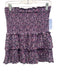 Isabel Marant Etoile Size 38 Purple, Pink, White Cotton Shirred Tiered Skirt Purple, Pink, White / 38