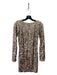 Dress the Population Size S Taupe & Green Polyester Fully Sequinned Dress Taupe & Green / S