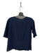 Ulla Johnson Size 2 Navy Blue Silk Embroidered Half Sleeve Top Navy Blue / 2