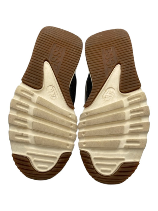 Esseutesse Shoe Size 39 Gray, White, Black & Gold Leather Round Toe Sneakers Gray, White, Black & Gold / 39