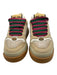 Gucci Shoe Size 37 Beige, Pink, Green Leather Canvas Monogram Platform Sneakers Beige, Pink, Green / 37