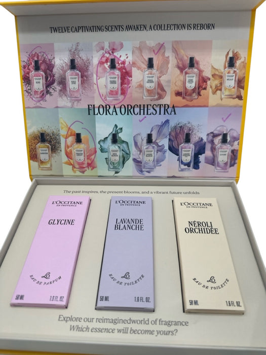 L'Occitane Eau de Toilette 1.6 fl oz Set Of 3 Cosmetic