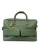 Moncrief Sage green Pebble Leather Gold hardware Crossbody Strap Weekender Bag Sage green / L/XL