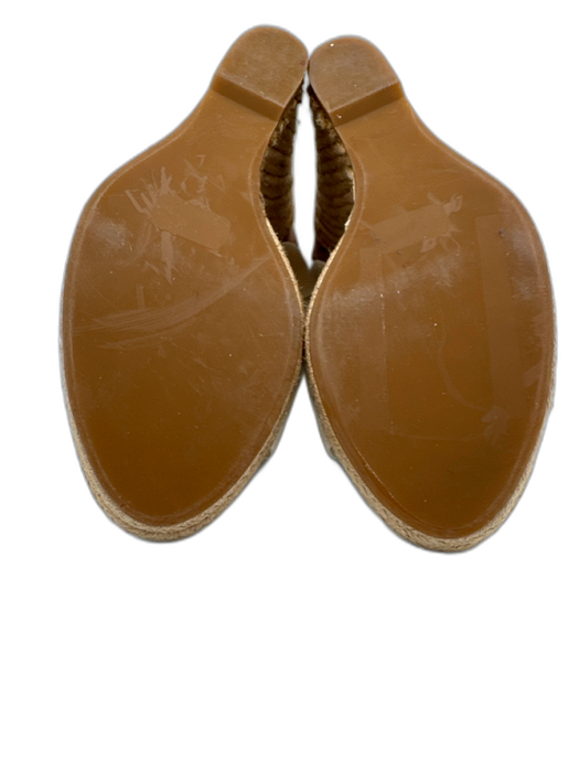 Jean Michel Cazabat Shoe Size 38.5 White, Beige & Tan Leather Upper Sandals White, Beige & Tan / 38.5