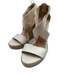 Jean Michel Cazabat Shoe Size 38.5 White, Beige & Tan Leather Upper Sandals White, Beige & Tan / 38.5