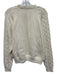 Polo Ralph Lauren Size M Cream White Cotton Blend Cable Knit Detail Sweater Cream White / M