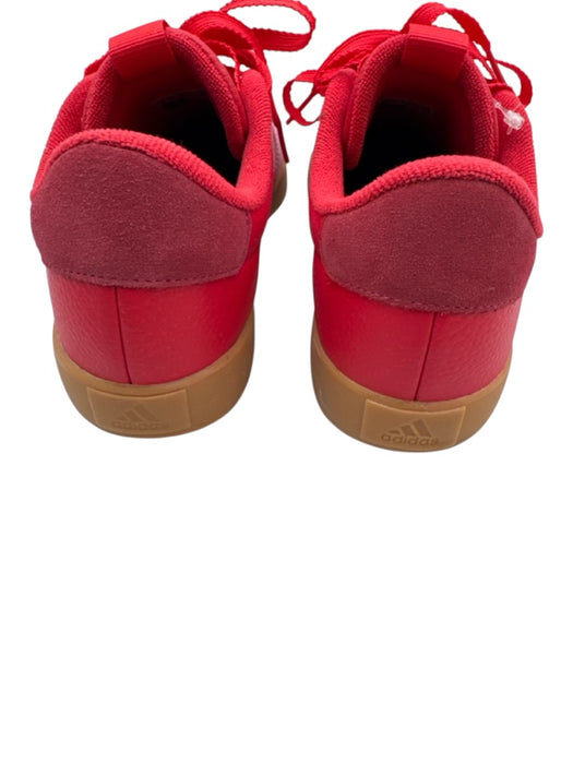 Adidas Shoe Size 8.5 Red & Pink Leather & Suede Low Top Lace Up Sneakers Red & Pink / 8.5