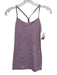 Lululemon Size 4 Purple & Gray Nylon Blend Racerback Heathered Shelf Bra Top Purple & Gray / 4