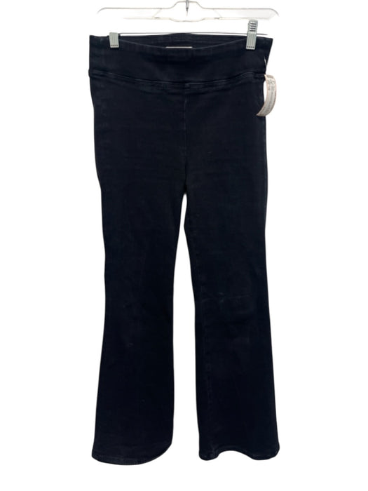 Frame Size 1/S Black Cotton & Polyester Elastic Waist Stretch Bell Bottom Jeans Black / 1/S