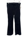 Frame Size 1/S Black Cotton & Polyester Elastic Waist Stretch Bell Bottom Jeans Black / 1/S