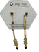 Cindy Ensor Gold & Multi Metal 14K Gold Plated Opalescent Chain Dangle Earrings Gold & Multi