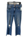 Mother Size 30 Med Wash Cotton Denim Distressed Raw Hem Mid Rise Jeans Med Wash / 30