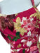 Sachin & Babi Size 4 Hot Pink & Multi Polyester Sleeveless Floral Print Gown Hot Pink & Multi / 4