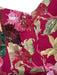 Sachin & Babi Size 4 Hot Pink & Multi Polyester Sleeveless Floral Print Gown Hot Pink & Multi / 4