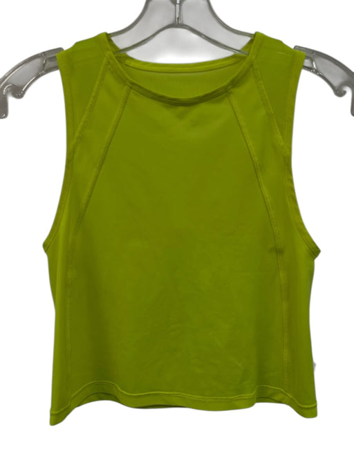Lululemon Size XS Neon Yellow Synthetic Sleeveless Athletic Top Neon Yellow / XS