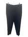 Rag & Bone Size 6 Black Triacetate Blend Hook & Zip Ankle Zip Front Crease Pants Black / 6