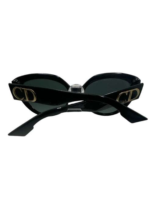 Christian Dior Black Acetate Acetate Black Lens Cat Eye Sunglasses Black