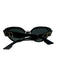 Christian Dior Black Acetate Acetate Black Lens Cat Eye Sunglasses Black