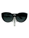 Christian Dior Black Acetate Acetate Black Lens Cat Eye Sunglasses Black