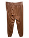 Commando Size Medium Tan Brown PU leather High Rise Jogger Wide Band Leggings Tan Brown / Medium