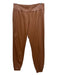 Commando Size Medium Tan Brown PU leather High Rise Jogger Wide Band Leggings Tan Brown / Medium