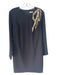 Trina Turk Size 8 Black & Gold Polyester Long Sleeve Sequin Detail Dress Black & Gold / 8