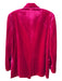 Massimo Dutti Size 40 Hot pink Viscose & Silk Velvet Double Breast Blazer Jacket Hot pink / 40