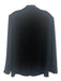 Cinq a Sept Size 8 Black Triacetate Blend Feather Detail Crystal Applique Jacket Black / 8