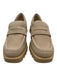 Dolce Vita Shoe Size 8 Beige Leather Platform Slip On Square Toe Loafers Beige / 8