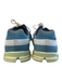 On Cloud Shoe Size 10 Blue & White Manmade Material Round Toe Ombre Sneakers Blue & White / 10