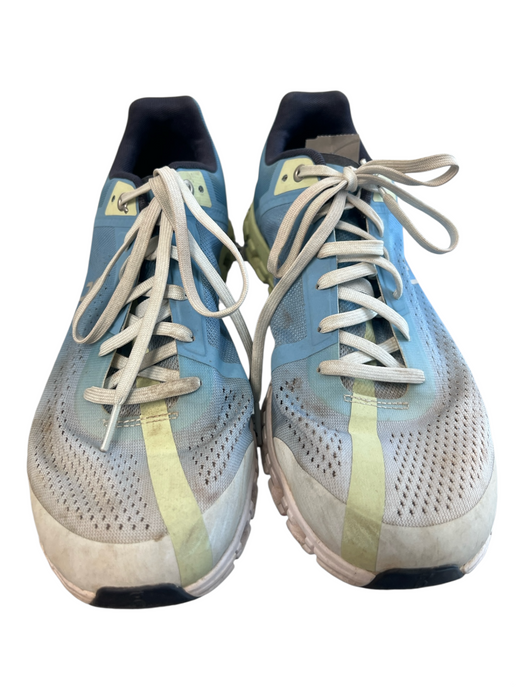 On Cloud Shoe Size 10 Blue & White Manmade Material Round Toe Ombre Sneakers Blue & White / 10