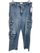 Pistola Size 28 Light Wash Cotton & Rayon Button & Zip Straight Leg Jeans Light Wash / 28