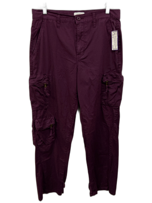 Pistola Size 28 Plum Cotton Blend Button & Zip Straight Leg Side Pockets Jeans Plum / 28