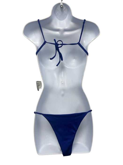 Agua Bendita Size L Blue Polyamide goldtone hardware Swimsuit Blue / L