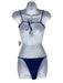 Agua Bendita Size L Blue Polyamide goldtone hardware Swimsuit Blue / L