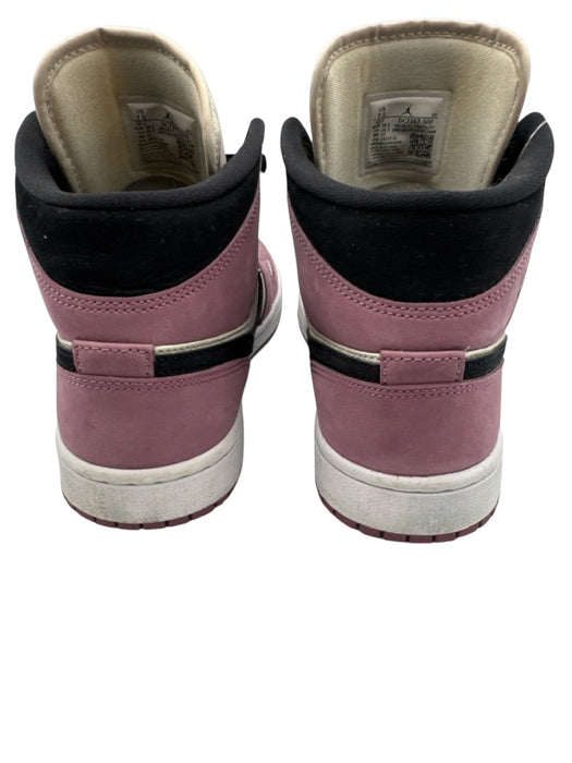 Nike Air Jordan Shoe Size 38.5 White, Black, Purple Leather Upper Sneakers White, Black, Purple / 38.5