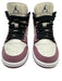 Nike Air Jordan Shoe Size 38.5 White, Black, Purple Leather Upper Sneakers White, Black, Purple / 38.5