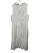 Lilly Pulitzer Size 14 White Cotton Eyelet Sleeveless Ruffle Detail Dress White / 14